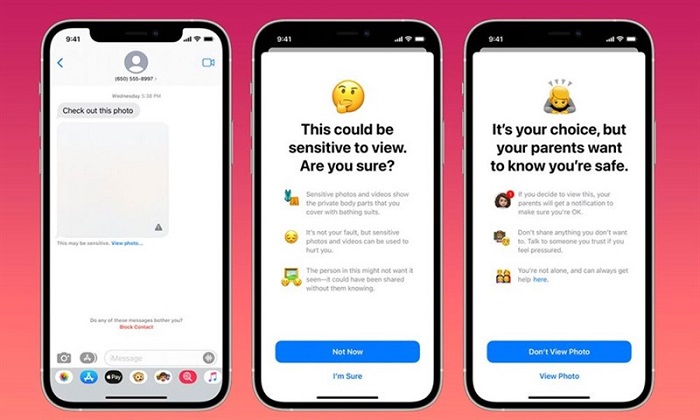 iOS 15.2 có tình năng an toàn liên lạc
