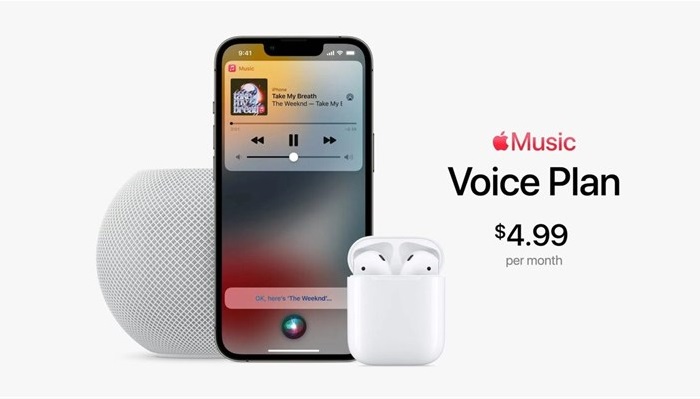 Apple Music Voice Plan có mặt trên iOS 15.2 với giá 4.99 USD/tháng