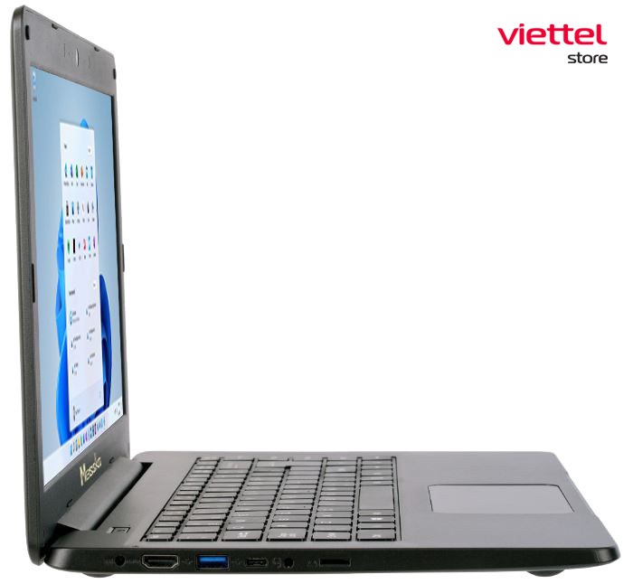 Laptop Massko Q1V được trang bị đầy đủ các cổng giao tiếp cơ bản