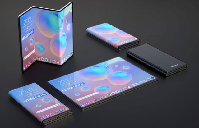 Cơ chế gập của smartphone mới nhà Samsung theo hình chữ Z