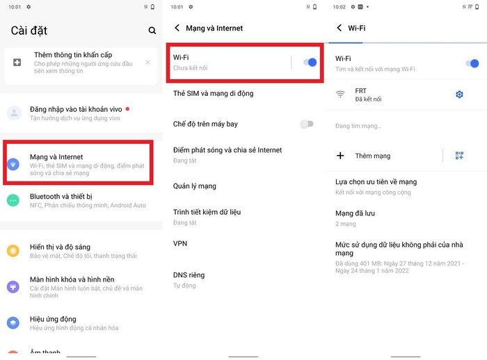 Kết nối Wifi dễ dàng tận hưởng các tính năng giải trí