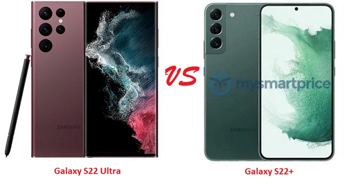 so sánh Samsung Galaxy S22+ và Galaxy S22 Ultra