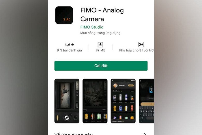 Ứng dụng FIMO – Analog Camera