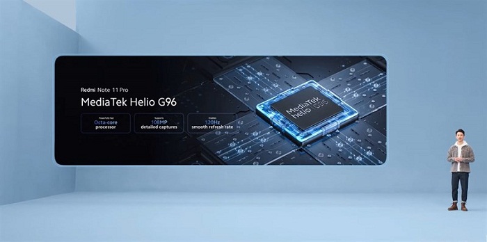 Phiên bản mới chạy con chip Helio G96 của MediaTek