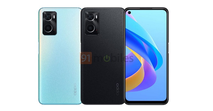 hình ảnh render của Oppo A76 5G
