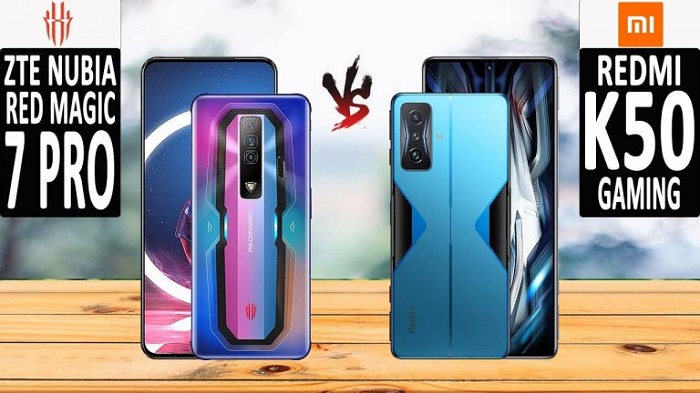So sánh Red Magic 7 Pro và Redmi K50 Gaming Edition