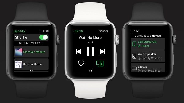 Nghe nhạc trên Apple Watch bằng App Music hoặc Spotify