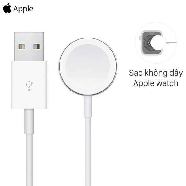 Sạc chính hãng Apple Watch có độ hoàn thiện cao