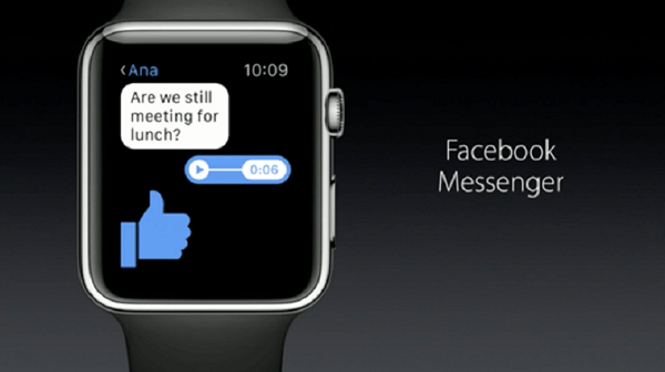 Ứng dụng tin nhắn Facebook Messenger trên Apple Watch