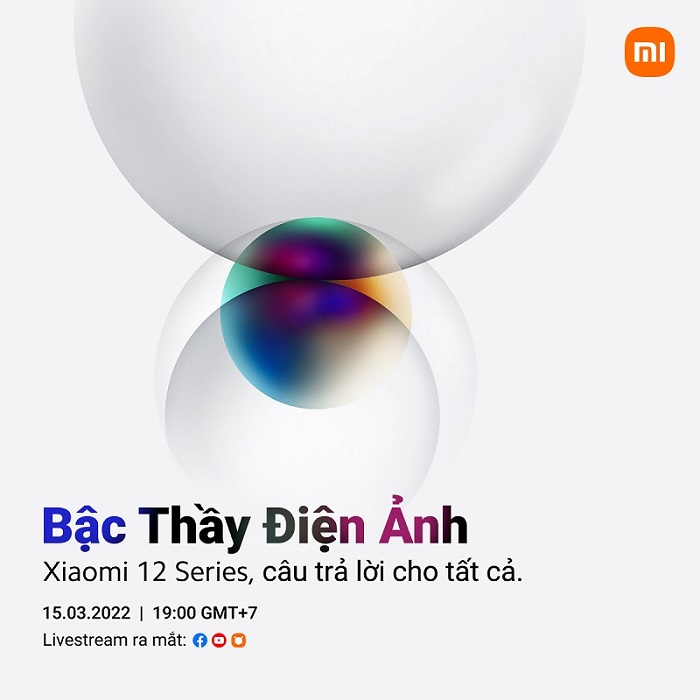 Thông báo về sự kiện ra mắt Xiaomi 12 series quốc tế