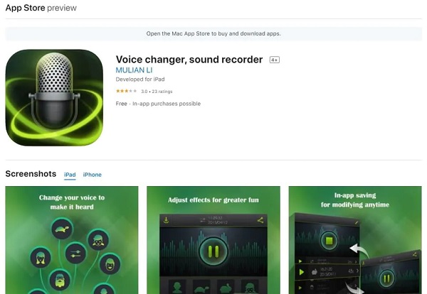 Voice Changer und Sound Recorder