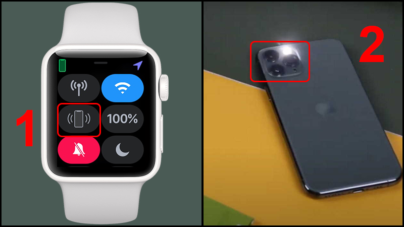 Tìm iPhone bằng apple watch