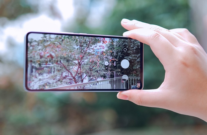Giao diện camera trên Galaxy A53 5G