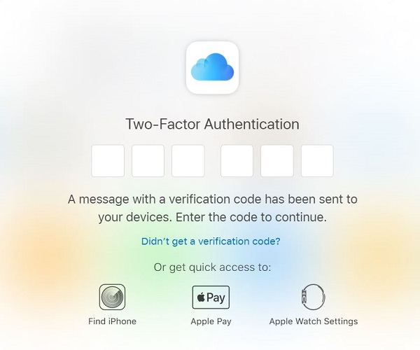 Đăng nhập tài khoản ID Apple để đăng xuất iCloud trên Apple Watch từ xa