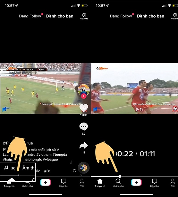 Cách tua nhanh video trên iPhone
