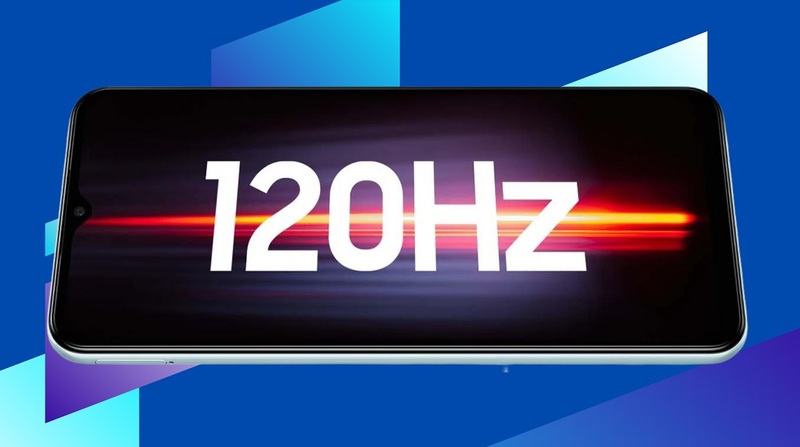 Samsung Galaxy M23 5G sở hữu màn hình với tần số quét lên đến 120Hz mặc dù chỉ là smartphone tầm trung