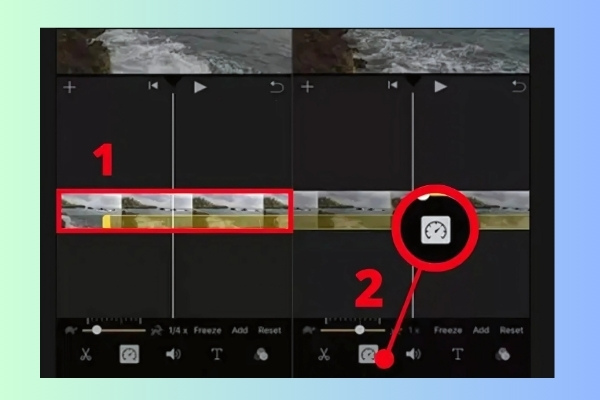 cách tua nhanh video trên iphone