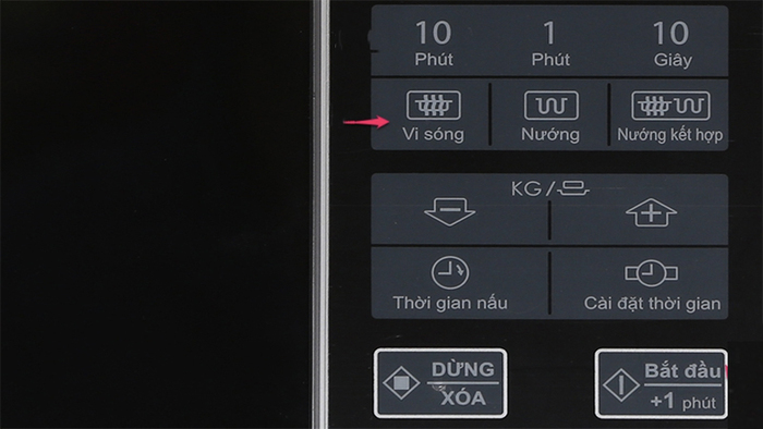 Chức năng vi sóng
