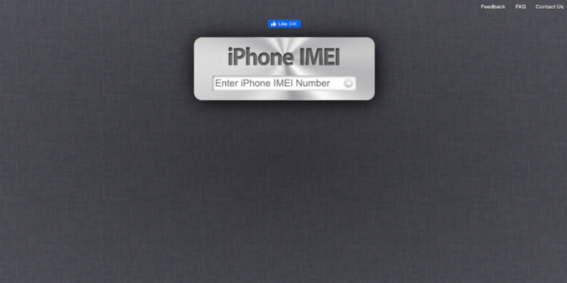Thực hiện kiểm tra số IMEI của điện thoại trên website để biết được iPhone của bạn có phải khoá SIM hay không.
