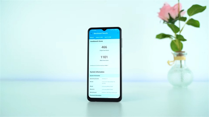 Điểm hiệu năng của chip Exynos 850 trên A13