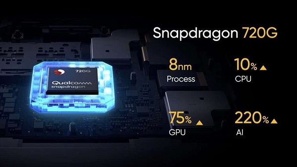 Chip Snapdragon 720G sản xuất trên tiến trình 8nm