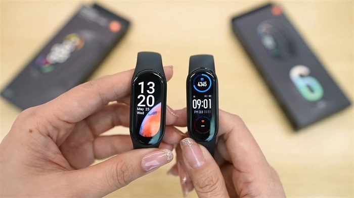 Xiaomi Band 7 có vùng không gian hiển thị rộng lớn hơn phiên bản tiền nhiệm