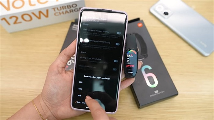 Tính năng theo dõi nồng độ oxy trong máu (SpO2) có sự nâng cấp tốt hơn