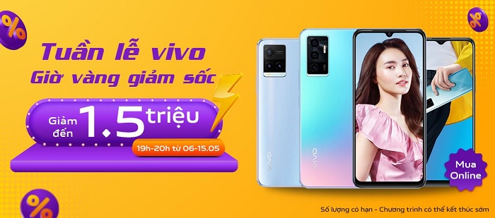 Tuần lễ Vivo - Giờ vàng giảm sốc đến 1.500.000 đồng