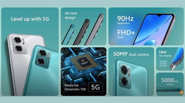 Thông số kỹ thuật của Redmi 11 5G