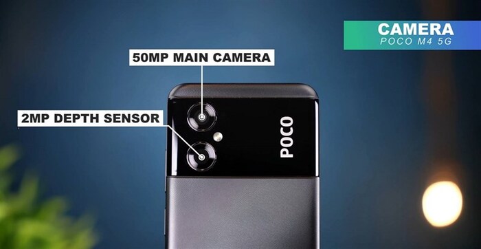 POCO M4 5G sở hữu hệ thống camera với khả năng chụp ảnh ấn tượng