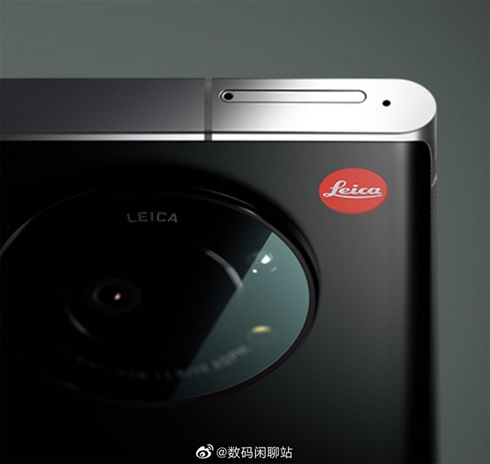 Logo Leica màu đỏ trên cụm camera của Xiaomi 12 Ultra