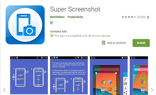 Super Screenshot cho Android