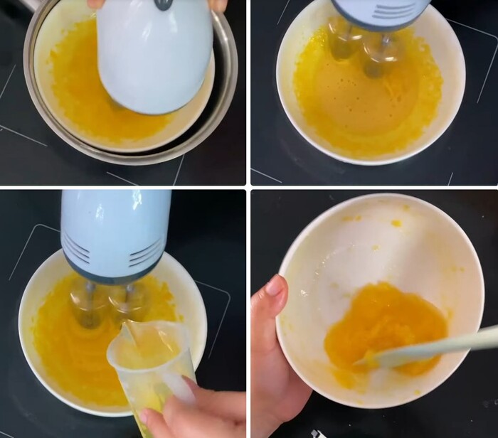 Làm sốt dầu trứng