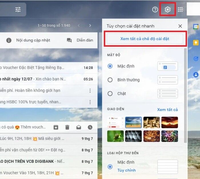 Đăng nhập tài khoản Gmail của bạn