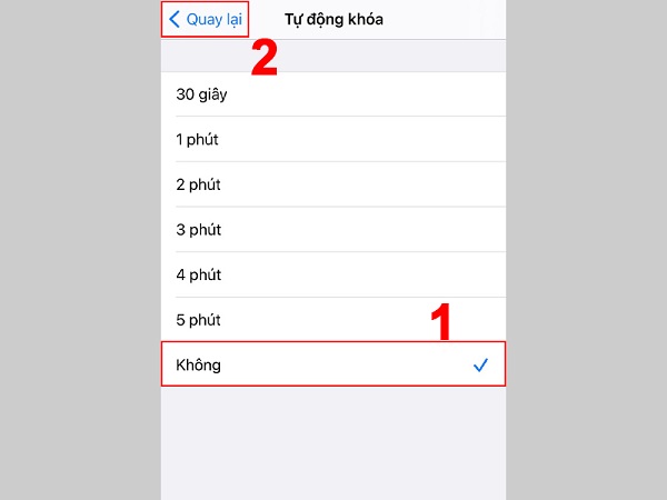 Nút tắt màn hình iPhone