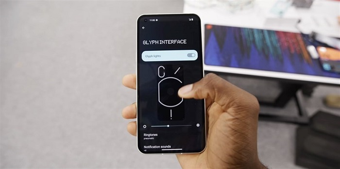 Ứng dụng Glyph Interface cho phép tùy chỉnh hệ thống đèn led