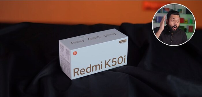 Hộp đựng Redmi K50i 5G được là khá sang trọng và đầy đặn