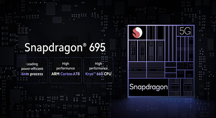 Con chip Snapdragon 695 5G