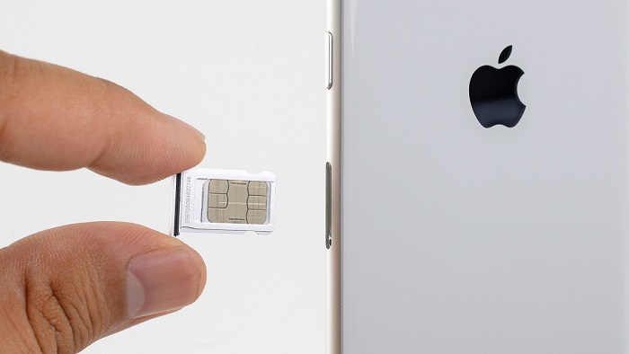 điện thoại iPhone không nhận sim