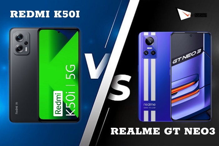 so sánh Xiaomi Redmi K50i và Realme GT Neo3
