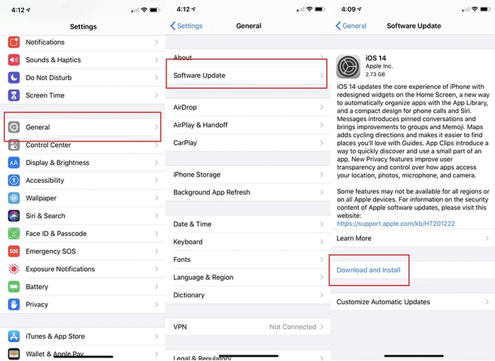 Các bước cập nhật iOS 14 ở thiết bị đang dùng iOS 12 và iOS 13