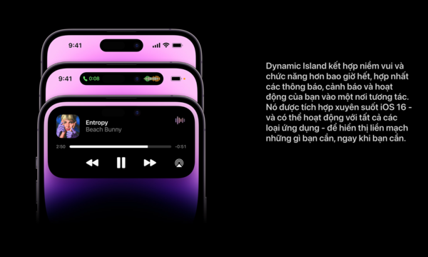 Dynamic Island một trong mỗi chức năng được nhắc tới tối đa kể từ lúc iPhone 14 Pro/Pro Max được rời khỏi mắt