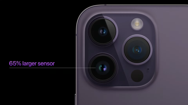 Hình ảnh camera sau của iPhone 14 Pro