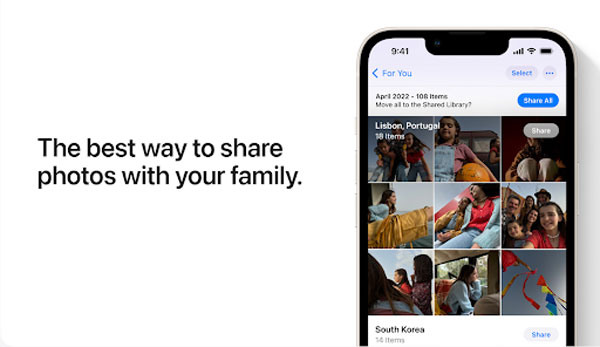 Trong iOS 16 cho phép người dùng tạo thư viện ảnh và chia sẻ với người thân, bạn bè một cách cực dễ dàng