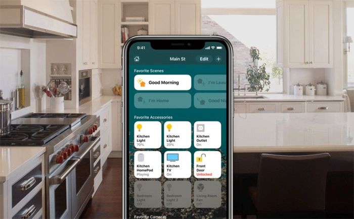 Tính năng Apple HomeKit cho phép người dùng có thể quản lý hoạt động tại nhà từ xa một cách hiệu quả và nhanh chóng.