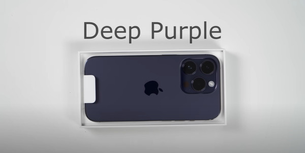Đập hộp iPhone 14 Pro màu tím