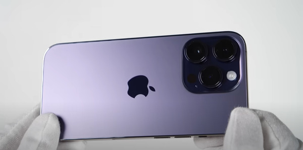 iPhone 14 pro đập hộp bản màu tím