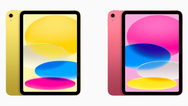 iPad Gen 10 2022 có bốn phiên bản màu sắc gồm: Xám bạc, xanh, hồng, vàng