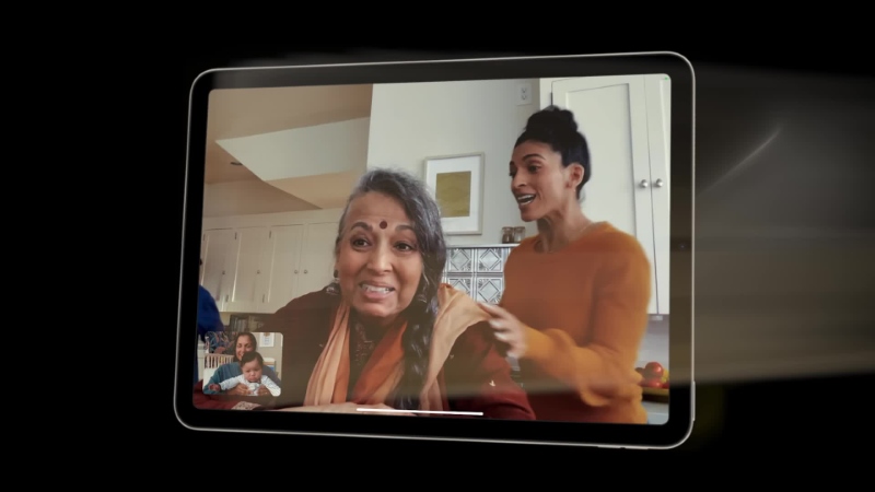 Thực hiện cuộc gọi FaceTime hay quay video camera trước iPad Gen 10