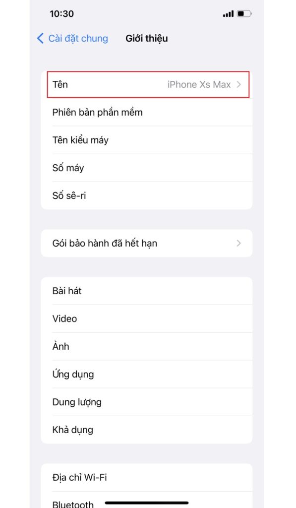 Cách đổi tên AirDrop
